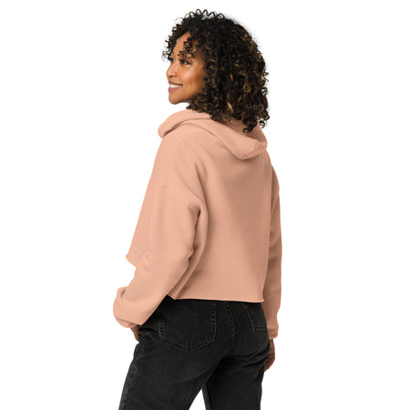 Sweat crop top à capuche Femme